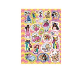 Książka dla dzieci Ameet Barbie™. Megakolorowanka. Brokatowe naklejki (KOLB 1101)