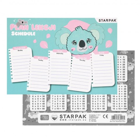 Plan lekcji Starpak Koala (560061) Plan lekcji Starpak Koala (560061)