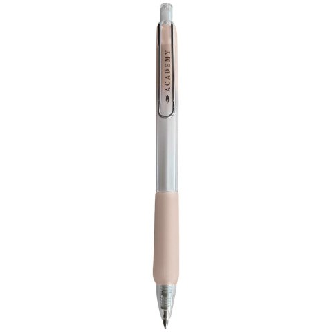 Długopis żelowy Interdruk PASTEL ACADEMY automatyczny SILKY z gripem niebieski 0,7mm (żelowy)