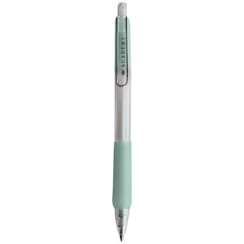 Długopis żelowy Interdruk PASTEL ACADEMY automatyczny SILKY z gripem niebieski 0,7mm (żelowy)