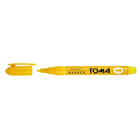 Marker olejowy Toma żółty 1,5mm okrągła końcówka