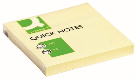 Notes samoprzylepny (karteczki) Q-Connect żółty 100k [mm:] 76x76 (KF10502)