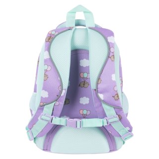 Plecak St.Majewski STITCH violet 4 KOMORY (bpl-58)