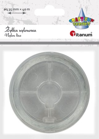 Żyłka ozdobna Titanum Craft-Fun Series 0,35 mm x 40 m przezroczysta (nylon)