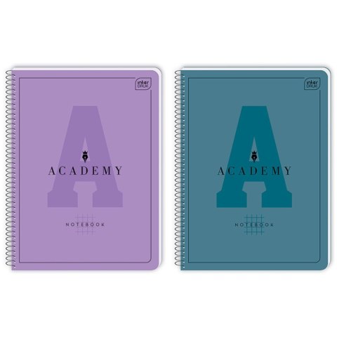 Kołozeszyt (kołobrulion) Interdruk ACADEMY Hybry A4+ 80k. 90g krata