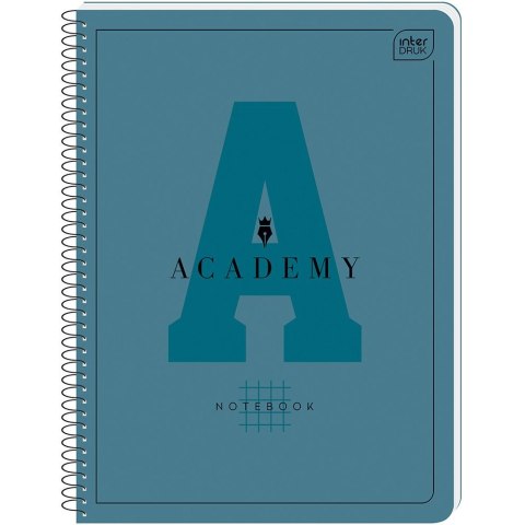 Kołozeszyt (kołobrulion) Interdruk ACADEMY Hybry A4+ 80k. 90g krata