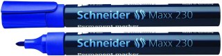 Marker permanentny Schneider Maxx 130 niebieski 1,0-3,0mm okrągła końcówka (SR123003)