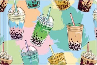 Okładka na dokumenty Biurfol Mała BUBBLE TEA (OD-31-37)