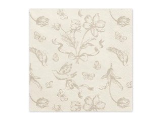 Serwetki Partydeco Kwiaty mix papier [mm:] 330x330 (SP33-106)