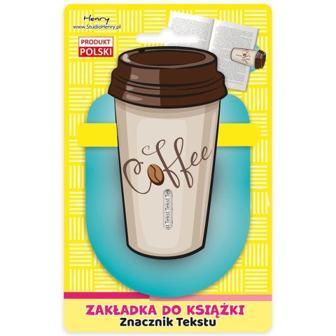 Zakładka do książki Henry znacznik tekstu coffee (5905701484607) Zakładka do książki Henry znacznik tekstu coffee (5905701484607)