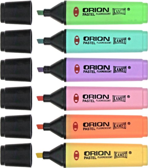Zakreślacz Kamet pastel ORION mix 1,0-5,0mm (6 kol) Zakreślacz Kamet pastel ORION mix 1,0-5,0mm (6 kol)