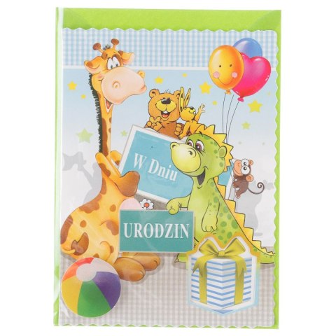 Kartka składana Top Graphic urodziny dzieci B6 (5907786924771) Kartka składana Top Graphic urodziny dzieci B6 (5907786924771)