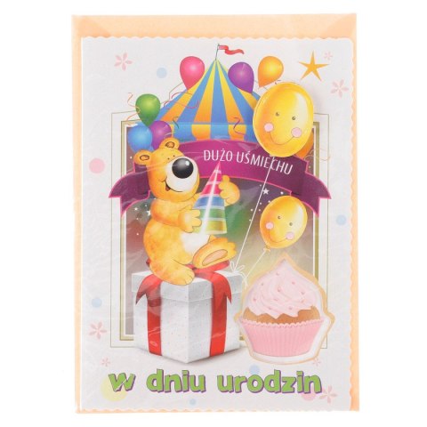 Kartka składana Top Graphic urodziny dzieci B6 (5907786924771) Kartka składana Top Graphic urodziny dzieci B6 (5907786924771)