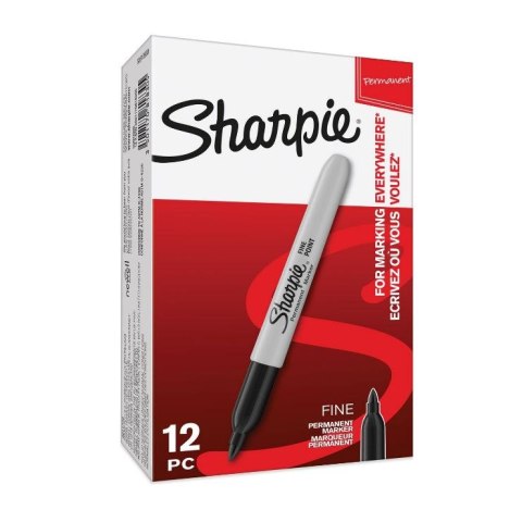 Marker permanentny Sharpie Sharpie Fine czarny 1,0mm fibrowa końcówka (S0810930)
