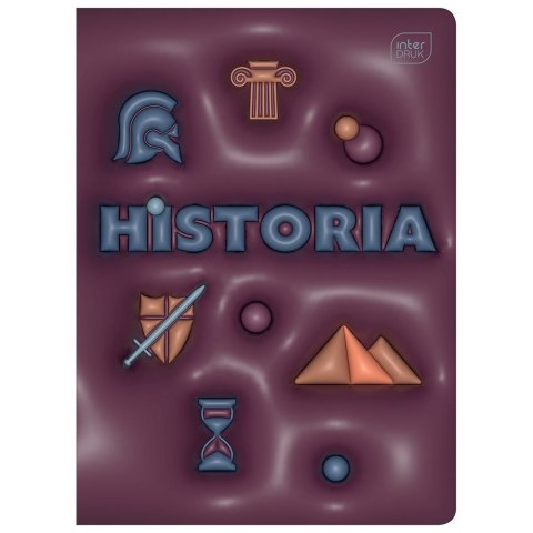 Zeszyt tematyczny Interdruk HYBRID HISTORIA A5 60k. 70g krata (+pigułka wiedzy)