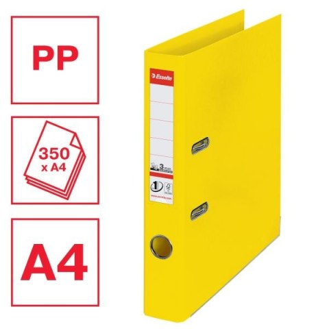 Segregator dźwigniowy Esselte No.1 Power Vivida A4 50mm żółty (624074) Segregator dźwigniowy Esselte No.1 Power Vivida A4 50mm żółty (624074)