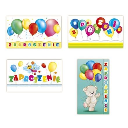 Zaproszenie Merigraf Duże balony (5902221807329) Zaproszenie Merigraf Duże balony (5902221807329)