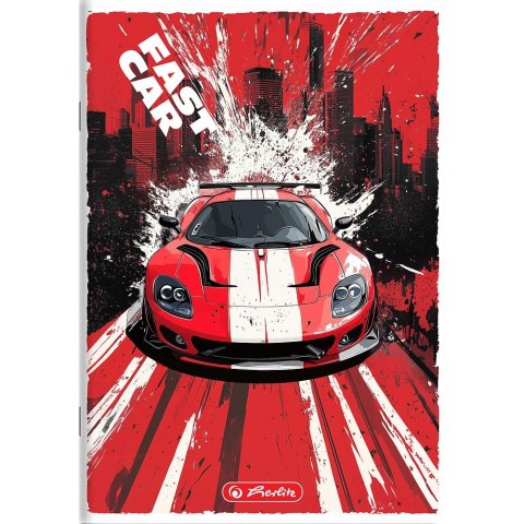 Zeszyt Herlitz Fast Car A5 16k. 70g krata (400196833) Zeszyt Herlitz Fast Car A5 16k. 70g krata (400196833)