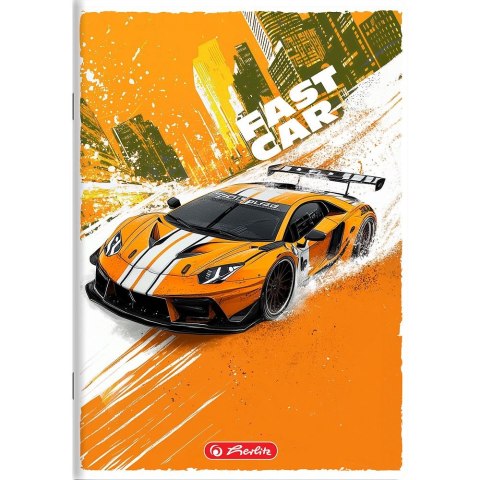 Zeszyt Herlitz Fast Car A5 16k. 70g krata (400196833) Zeszyt Herlitz Fast Car A5 16k. 70g krata (400196833)