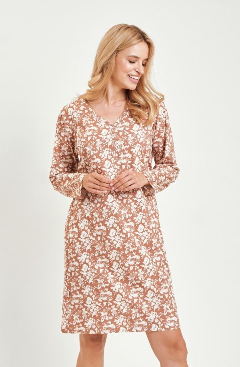 KOSZULA GRACE 3480 DŁ.R. XL brązowy KOSZULA GRACE 3480 DŁ.R. XL brązowy