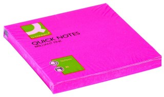 Notes samoprzylepny (karteczki) Q-Connect różowe 80k [mm:] 76x76 (KF10516)