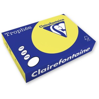 Papier kolorowy Trophee kolorowy A4 żółty 250k. 160g (xca41023)