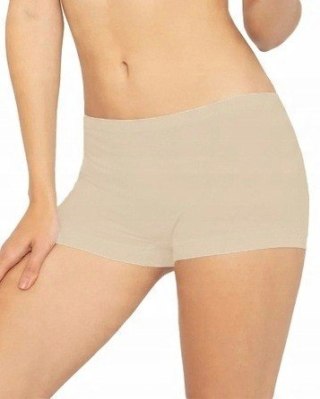 SEAMLESS COTTON SHORT M light nude