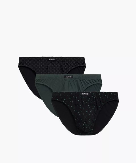 SLIPY MĘSKIE 3MP-178 XXL czarny/szmaragdowy/czarny 2 SLIPY MĘSKIE 3MP-178 XXL czarny/szmaragdowy/czarny 2