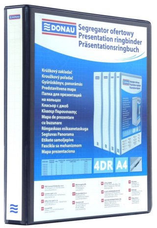 Segregator ofertowy Donau A4 65mm czarny (2788654PL-01)