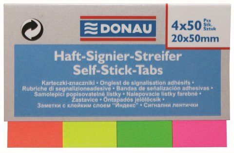 Zakładki indeksujące Donau 200k [mm:] 20x50 (7576001PL-99)