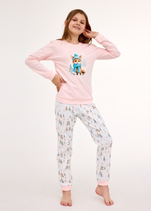 PIŻAMA GIRL YOUNG 592/192 FOX DR 134-140 różowy PIŻAMA GIRL YOUNG 592/192 FOX DR 134-140 różowy
