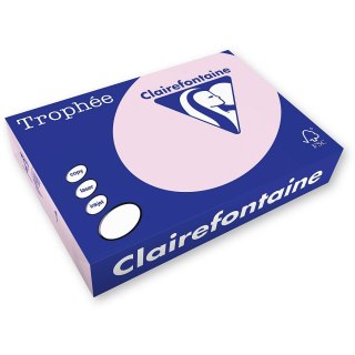 Papier kolorowy Trophee kolorowy A4 różowy intensywny 500k. 80g (xca41771)