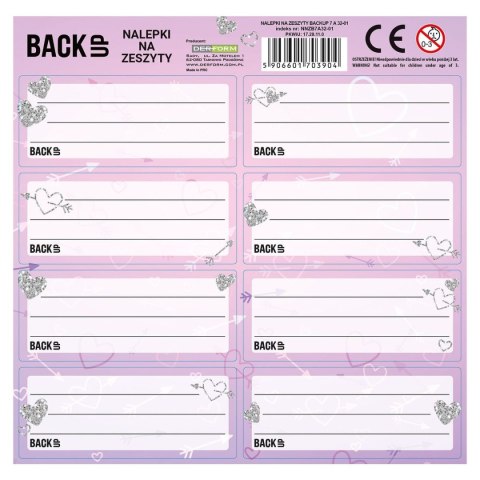 Naklejka na zeszyt Derform Backup 7 (NNZB7A32) Naklejka na zeszyt Derform Backup 7 (NNZB7A32)