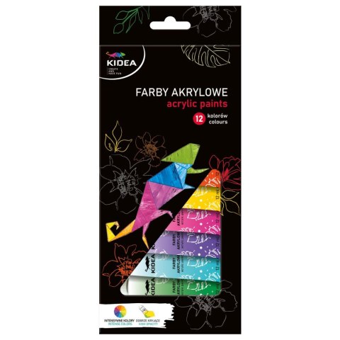 Farby akwarelowe Kidea 12ml 12 kolor. (FAA12KA) Farby akwarelowe Kidea 12ml 12 kolor. (FAA12KA)