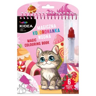 Kolorowanka Derform kotki MAGICZNA WIELORAZOWA KOLOROWANKA WODNA (MWKWPKA)