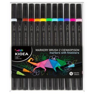 Marker permanentny Kidea mix okrągła końcówka (MBC12KKA)
