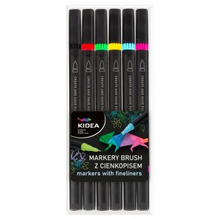 Marker permanentny Kidea mix okrągła końcówka (MBC6KKA)