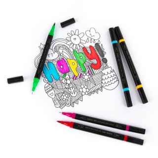 Marker permanentny Kidea mix okrągła końcówka (MBC6KKA)