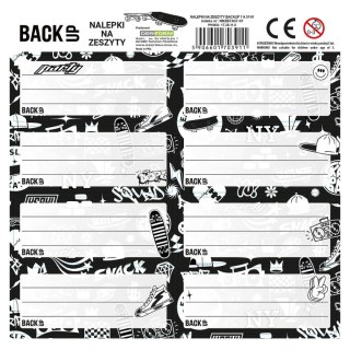 Naklejka na zeszyt Derform Backup 7 (NNZB7A57)