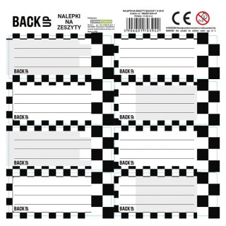 Naklejka na zeszyt Derform Backup 7 (NNZB7A94)