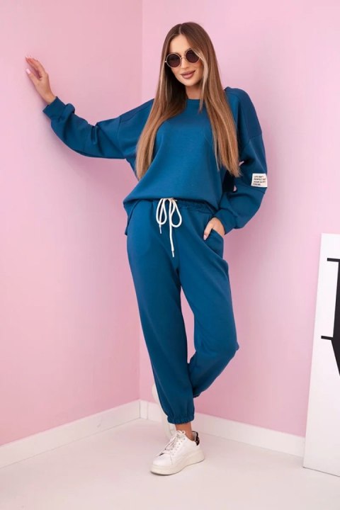 Komplet bluza + spodnie masełko morski uniwersalny Komplet bluza + spodnie masełko morski uniwersalny