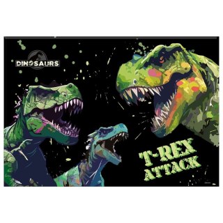 Podkład na biurko Derform Dinozaur mix karton (PODN20)