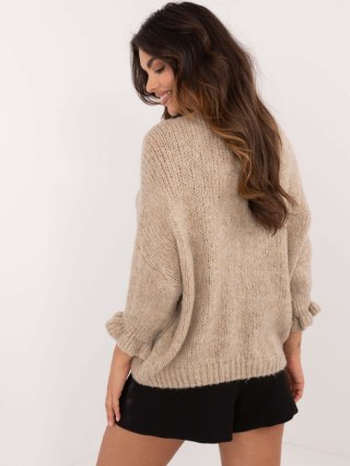 Sweter MI-SW-2911.91 ciemny bezowy