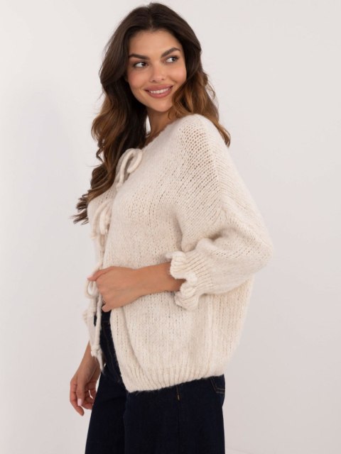 Sweter MI-SW-2911.91 jasny beżowy