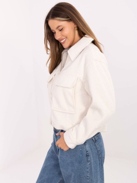 Kurtka D46015XB43434A1 ecru M