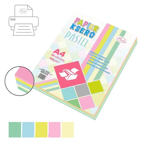 Papier kolorowy Protos A4 mix 160k. 160g Papier kolorowy Protos A4 mix 160k. 160g