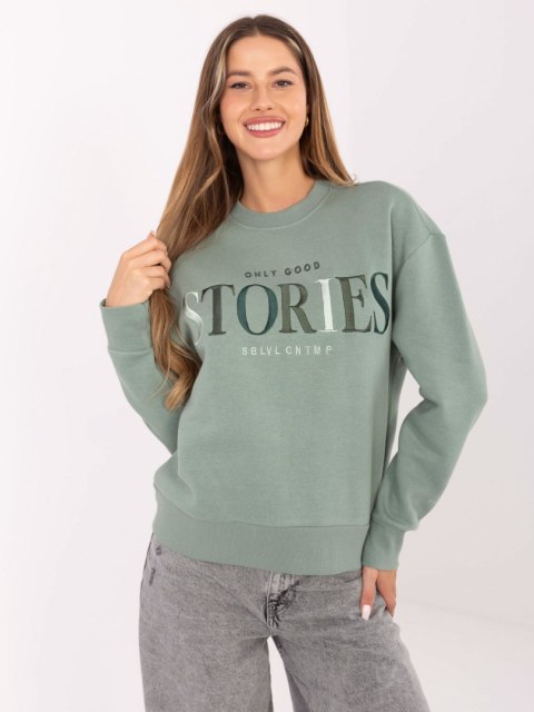 Bluza D10608BC02801A3NO pistacjowy L