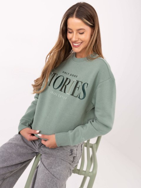 Bluza D10608BC02801A3NO pistacjowy M