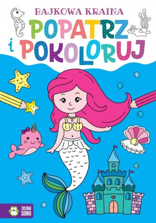 Książeczka edukacyjna Zielona Sowa Bajkowa kraina