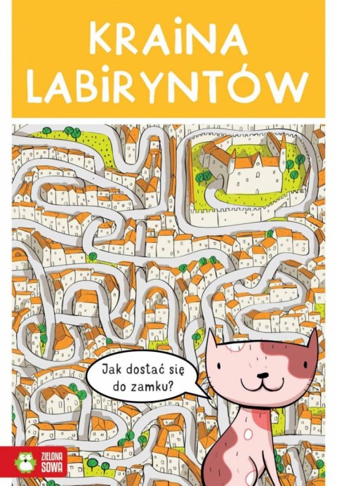 Książeczka edukacyjna Zielona Sowa Kraina labiryntów
